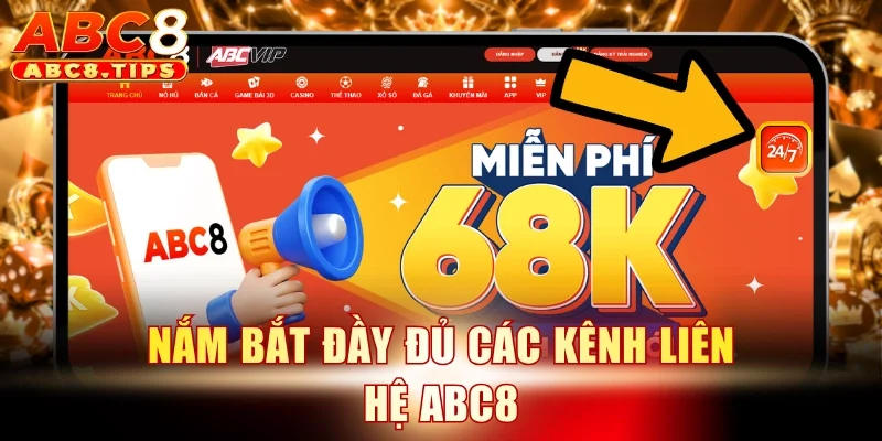 Liên hệ ABC8 1 Nắm bắt đầy đủ các kênh liên hệ ABC8